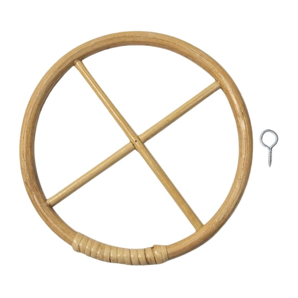 Dream Catcher Hoop Macrame Circle/Moon Wreath Decor Colgante Para Pared Colgante Redondo