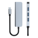 thumbnail image 1 of Adaptador de expansión cable tipo C USB 4 puertos, 1 of 3