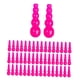 thumbnail image 4 of Kit De 50 Uds De Cuentas De Pesca Apiladas, Se?uelos De Pesca, Aparejos Para Perca, Trucha, Walleye, Rosa Y Rojo, 4 of 5