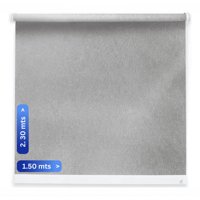 Vincenzi - Cortina Blackout Gris 150X230Cm