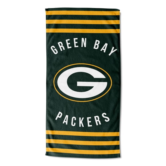 Toalla Northwest Green Bay Packers 76 x 152 cm a rayas
