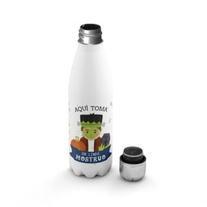 Creango - Botella Agua Termica Aqui Toma El Mejor Monstruo Halloween De Acero Inoxidable