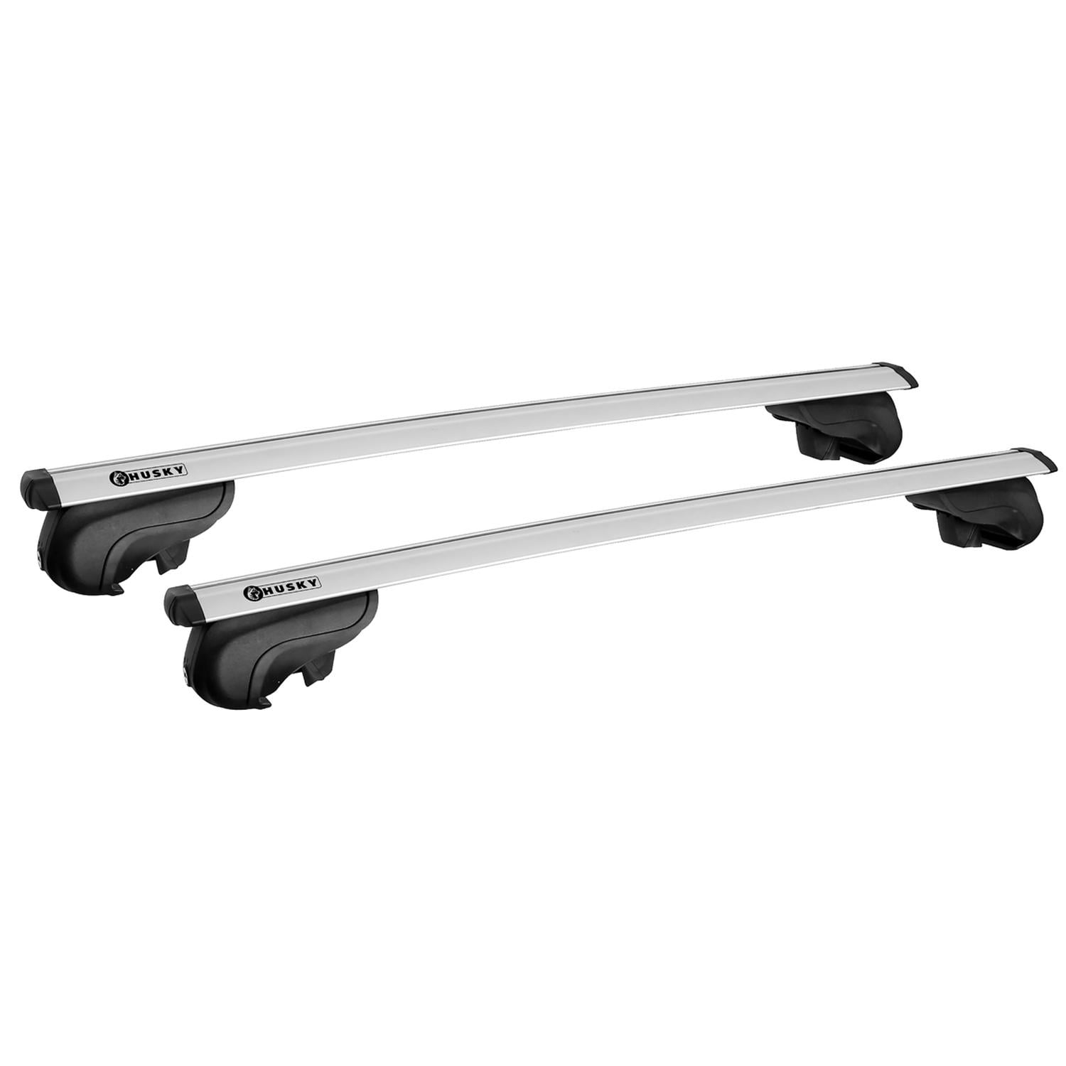 Husky - Barra Porta Equipaje Riel Abierto Parrila Auto Universal Negro