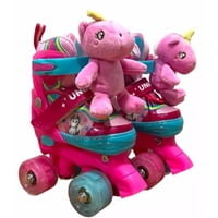 Tecnocasa - Patines 4 Ruedas Brillantes Y Ajustables Para Nina Talla Xs