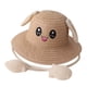 thumbnail image 5 of Sombrero De Paja Con Orejas De Conejo, Gorra De Ala Ancha Para Niños, Sombrero De Playa Para Viajes De Verano En La Playa, Color Caqui, 5 of 5