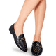 thumbnail image 2 of Mocasín de Cuero Hedder Negro con Tachuelas, 2 of 3