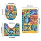 thumbnail image 3 of Juego de Alfombras de Baño Dino Ranch Terciopelo Coral 3 Piezas, 3 of 6
