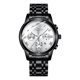 thumbnail image 1 of Reloj de cuarzo con calendario impermeable de acero de tungsteno para hombre, 1 of 7