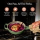 thumbnail image 2 of Utensilios de cocina Our Place Mini Always Pan 8.5 de cerámica con tapa, color salvia, 2 of 8