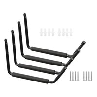 Magideal - 4X Soporte Para Suspensión De Kayak, Estante De Almacenamiento Para Kayak, Organizador, Gancho Para Bicicletas, Tablas De Remo, Sillas Plegadas, Mader