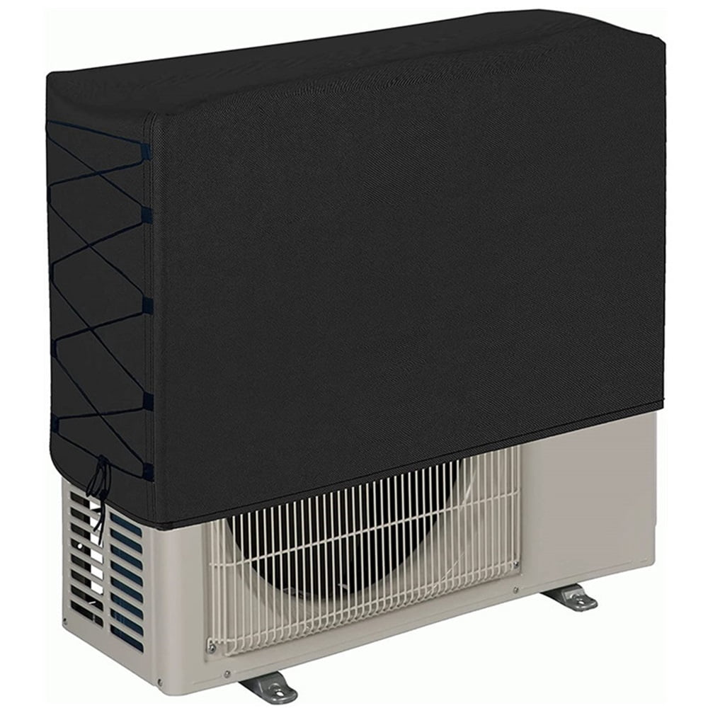 Xusx111 - Mini Cubierta Dividida - Grandes Cubiertas Del Condensador Para La Unidad Exterior, La Cubierta Del Compresor Exterior Del Aire Acondicionado Rectángulo De Tejido De Oxford De 210d