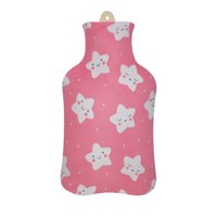 Guatero Thermicachile 1 Litro C/Funda Rosado Estrellas