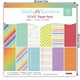 thumbnail image 1 of 12pcs Flower Little Angel Geometric Retro Pattern DIY Material Scrapbook Background Paper Non-self-adhesive 12*12in, 1 of 5