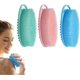 thumbnail image 1 of Esponja corporal silicona 3 pack exfoliante suave piel sensible imprescindible ducha, 1 of 7