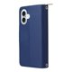 thumbnail image 5 of Funda Cartera con Cremallera y Correa para iPhone 16 Plus Soporte y Tarjetero Azul, 5 of 6