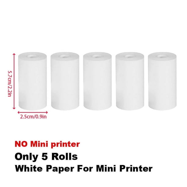 Mini Photo Printer For IPhone/Android,1000mAh Portable Thermal Photo Printer For Gift Study Notes Work Children Photo Picture Memo