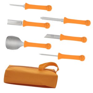 Magideal - Juego De Herramientas Para Tallar Calabazas, Cortador De Escultura Reutilizable Para Decoración De Fiesta De Halloween, Fabricación De Linternas De