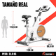 thumbnail image 5 of Bicicleta Estática De Spinning Centurfit Magnética Disco 6kg Color Blanco, 5 of 8