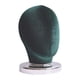 thumbnail image 4 of Cabeza de bloque de lienzo para exhibición de pelucas con Base de PVC (altura 25cm), cabeza de tela para maniquí, soporte de exhibición para pelucas y Terciopelo verde, 4 of 5
