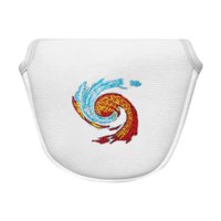 Ioensy - Putter De Golf Cover Cover Pu Leather Profesionales Para Principiantes Club De Golf White White