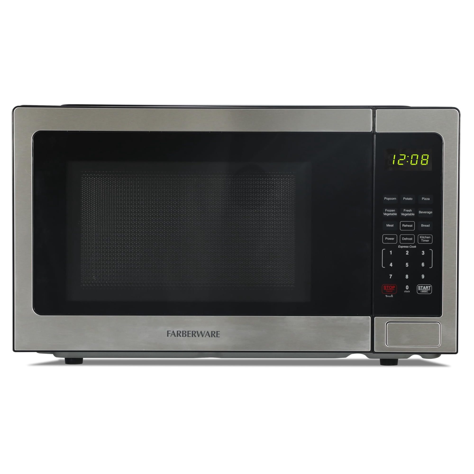 Horno Microondas Farberware De Acero Inoxidable De 1.1 Pies Cúbicos Y 1000 W De Potencia