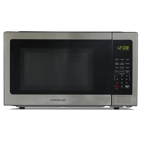 Horno Microondas Farberware De Acero Inoxidable De 1.1 Pies