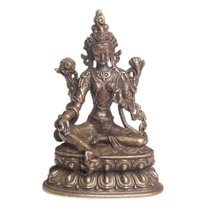 Magideal - Estatua Antigua De Buda Meditando, Figurita Budista, Escultura De Budismo, Colección De Artesanías Para Estante De Oficina, Decoración De Armario Para