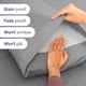 thumbnail image 4 of Juego de sábanas CGK Unlimited Extra Deep King, gris jaspeado, 4 of 8