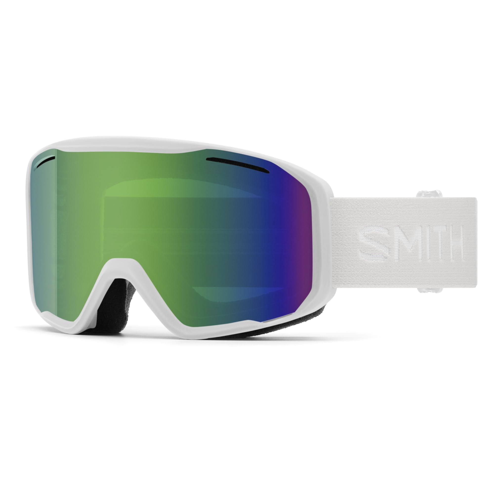 Gafas Para Deportes De Nieve Smith Blazer Con Montura Blanca Y Lentes Verdes