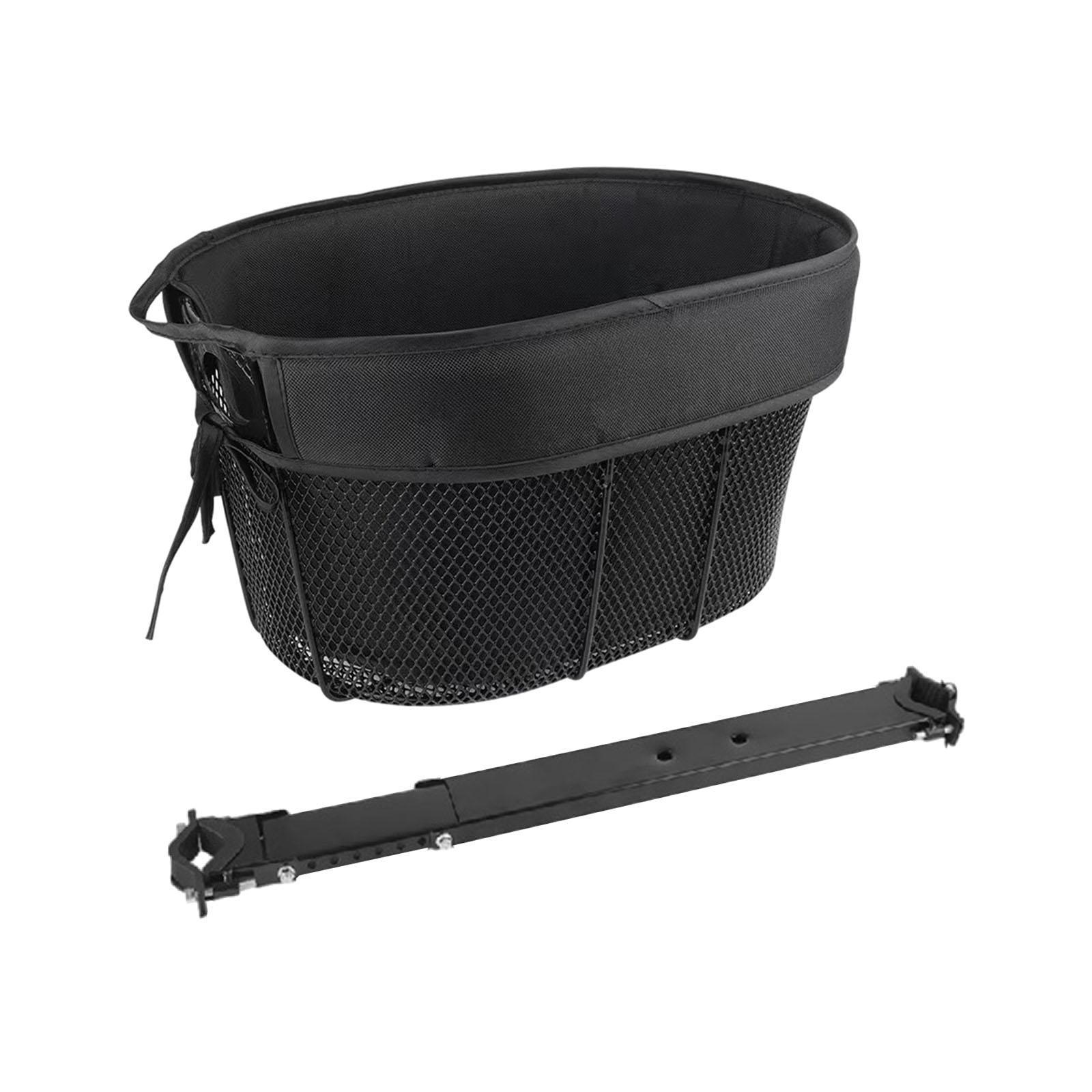 Magideal - Cesta De Bicicleta Para Mascotas, Bolsa De Viaje Para Mascotas, Cesta De Almacenamiento De Fácil Instalación, Cesta De Bicicleta Para Perros Extraíble Para Bicicleta Plegable