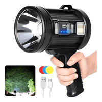 Genérico - Linterna Tactica Militar Recargable Adkar Led Solar 800 Lm