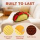 thumbnail image 4 of Juguete para perro PrimePets Taco de peluche chirriante, 4 of 7