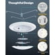thumbnail image 4 of Luces LED Empotradas Sunco Lighting 6" 12W 850 LM Regulables, 4 of 7