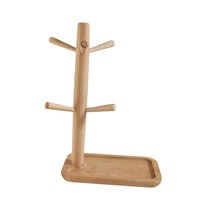 Magideal - Bandeja De Madera Para Llaves, Taza De Café, Árbol Para La Entrada, Decoración De Mesa, Organizador Rústico, Bandeja Para Guardar Todo Para El Hogar, Base Rectangular