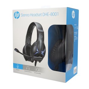 Hp - Audifono On Ear Usb+3,5 Led Dhe-8001 Open Box