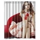 thumbnail image 1 of Cortina de ducha Lana Del Rey, juego de cortinas de baño con ganchos, tamaño 60 x 72 pulgadas, 1 of 3