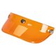 thumbnail image 3 of Visera Para Casco De Moto Con 3 Botones A Presión, Accesorios Vintage, Naranja Transparente, 3 of 5