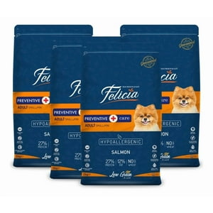 Pack X 4 - Alimento Felicia Hipoalergénico Perro - Salmón