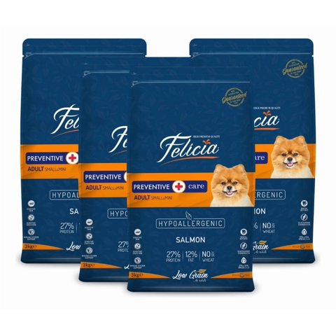 Pack X 4 - Alimento Felicia Hipoalergénico Perro - Salmón
