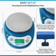 thumbnail image 4 of Balanza compacta Adam Equipment CB 3000, capacidad de 3000 g, 4 of 8