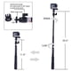 thumbnail image 5 of Trípode telescópico Selfie Stick Smatree Q3 de 30 a 93 cm, 5 of 8