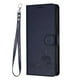 thumbnail image 3 of Funda tipo cartera FOXDOCK para Samsung Galaxy S25 Plus con soporte, ranuras, RFID, diseño de gato, 3 of 5