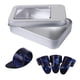 thumbnail image 1 of 3 Púas De Guitarra De Plástico De Celuloide Azul Oscuro Y 1 Caja De Hierro, 1 of 5
