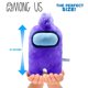thumbnail image 2 of Peluche Just Toys Among Us Mega Morado 30 cm con Mohawk, 2 of 9