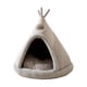 thumbnail image 2 of Nido Para Gatos Semicerrado, Suave Para Gatos O Perros Pequeños, Cama Para Gatos, Cueva Para Gatos, Gris, 2 of 5