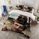 thumbnail image 1 of 3pcs District 9 Classic Quote Digital Print Bedding Set, 1 of 1