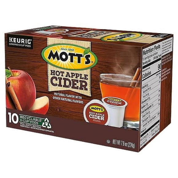 Cápsulas K-Cup de Sidra de Manzana Caliente Mott's para Keurig 10 unidades