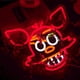 thumbnail image 2 of Letrero de neón Nacynacy 31 × 27 cm Fnaf Zorro LED para decoración de pared, 2 of 6
