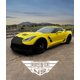 thumbnail image 2 of Protector delantero NoviStretch C7 Corvette 2014‑2019 negro, 2 of 8