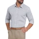 thumbnail image 4 of INSPIRE CHIC Camisas de Vestir de Manga Larga para Hombre con Patrón de Cuadros de Negocios S Negro Gary, 4 of 5